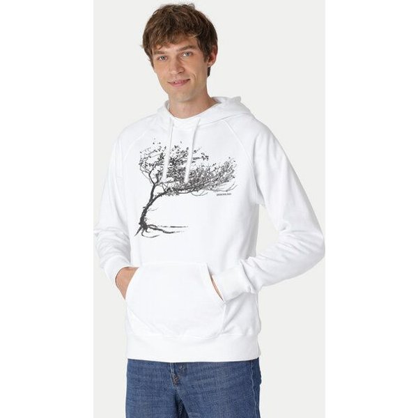 Peaces.bio - handbedruckte Biomode Bio-Herren-Kapuzensweater Windytree