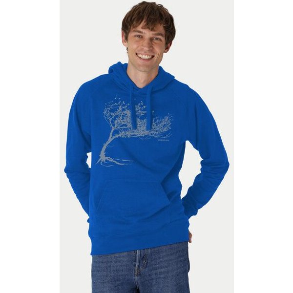 Peaces.bio - handbedruckte Biomode Bio-Herren-Kapuzensweater Windytree
