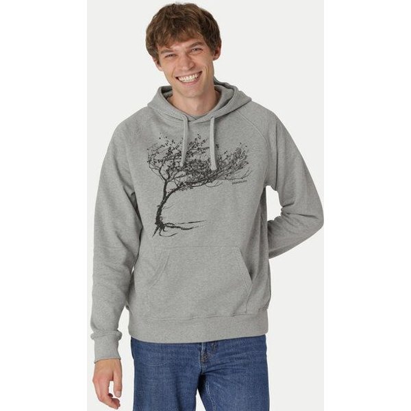 Peaces.bio - handbedruckte Biomode Bio-Herren-Kapuzensweater Windytree