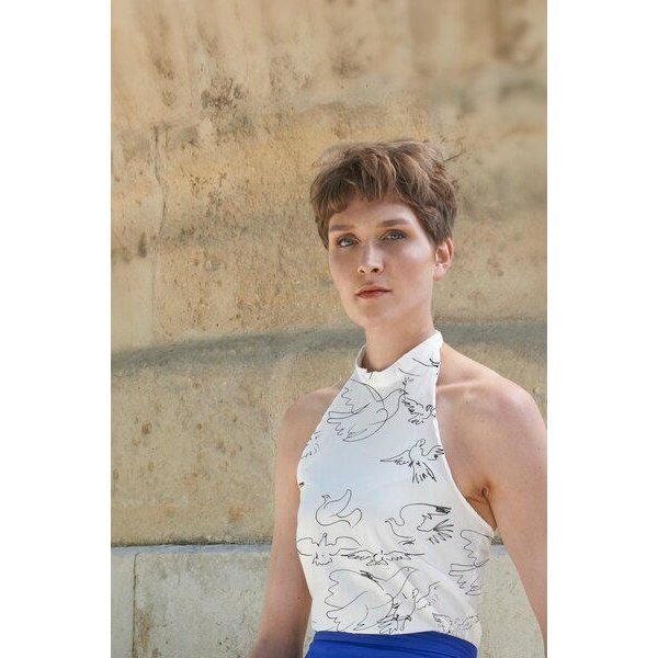 Sophia Schneider-Esleben Neckholder Thekla - Top Damen aus Bio-Baumwolle