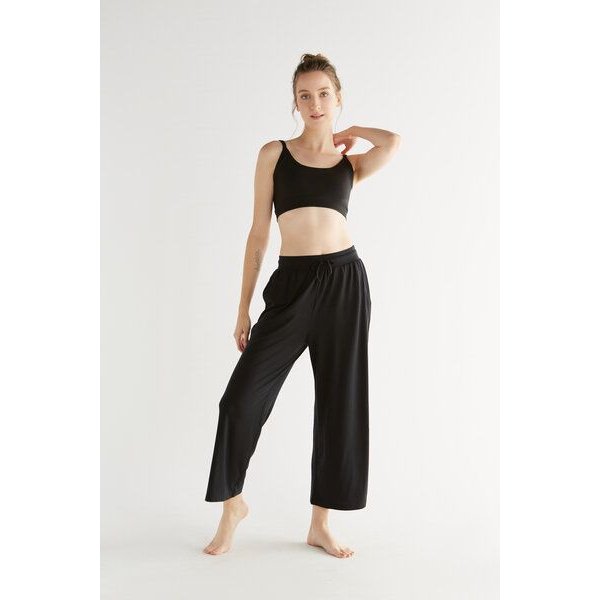True North Damen Wide Leg Pants Hose aus Tencel Lyocell Yogahose Wohlfühlhose T1322