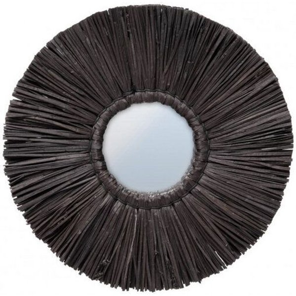 Bazar Bizar The Alang Alang Spiegel Ø 35 cm aus natürlichem Gras