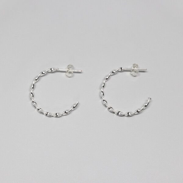 fejn jewelry Creole 'twisted hoop XS/M'