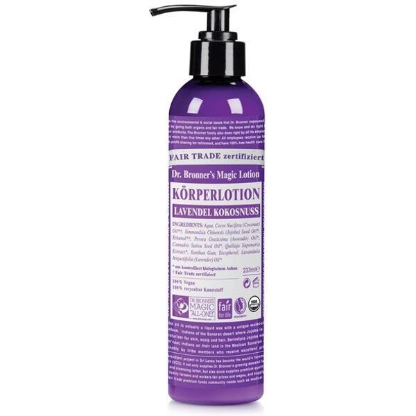 Dr. Bronner's Körperlotion Lavendel Kokosnuss