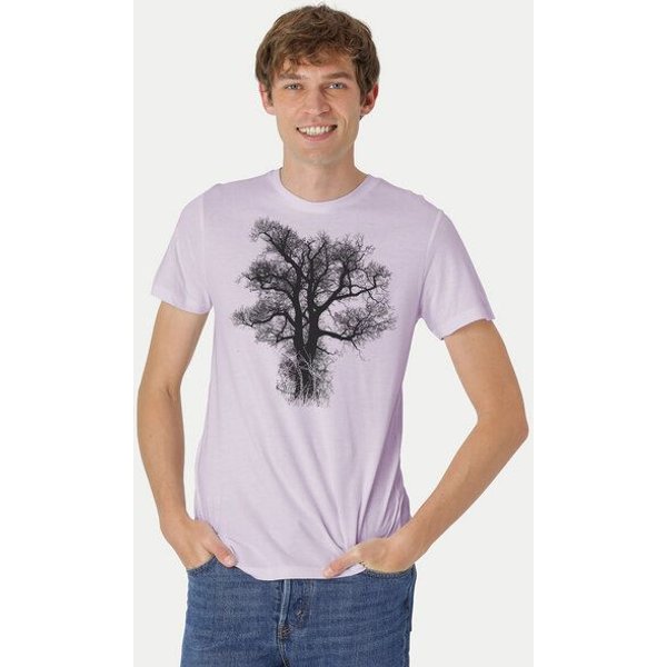 Peaces.bio - handbedruckte Biomode Bio-Herren-T-Shirt Chestnut