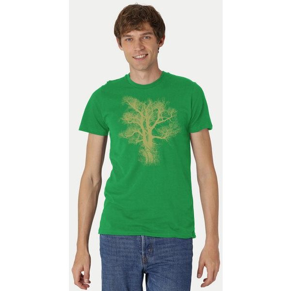 Peaces.bio - handbedruckte Biomode Bio-Herren-T-Shirt Chestnut
