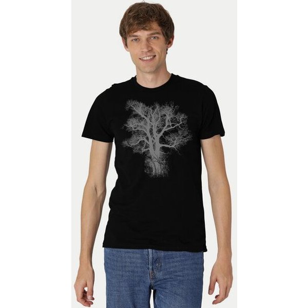 Peaces.bio - handbedruckte Biomode Bio-Herren-T-Shirt Chestnut