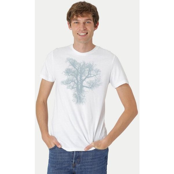 Peaces.bio - handbedruckte Biomode Bio-Herren-T-Shirt Chestnut