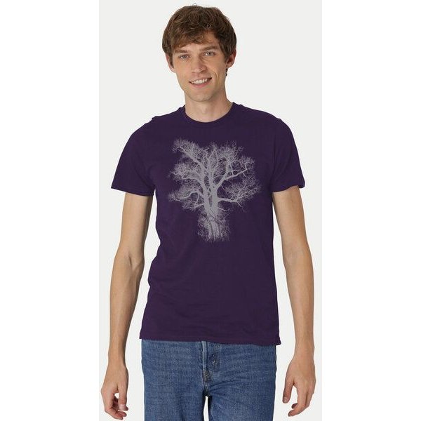 Peaces.bio - handbedruckte Biomode Bio-Herren-T-Shirt Chestnut