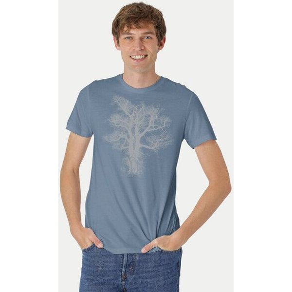 Peaces.bio - handbedruckte Biomode Bio-Herren-T-Shirt Chestnut