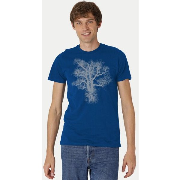 Peaces.bio - handbedruckte Biomode Bio-Herren-T-Shirt Chestnut
