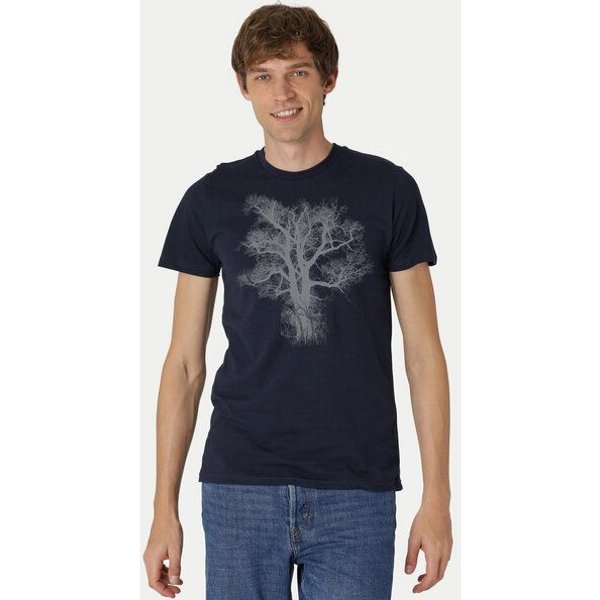 Peaces.bio - handbedruckte Biomode Bio-Herren-T-Shirt Chestnut