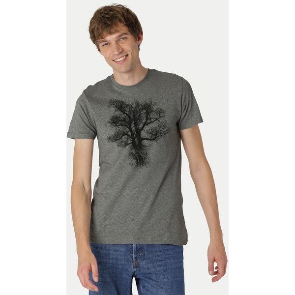 Peaces.bio - handbedruckte Biomode Bio-Herren-T-Shirt Chestnut