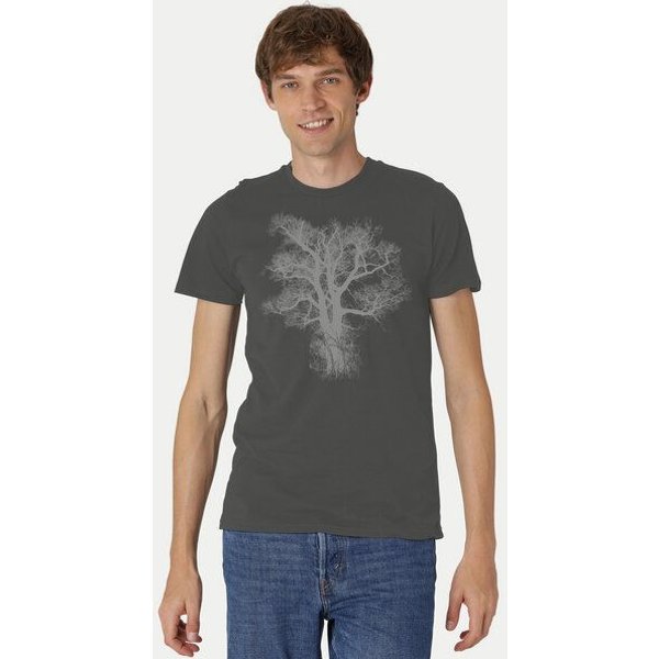 Peaces.bio - handbedruckte Biomode Bio-Herren-T-Shirt Chestnut