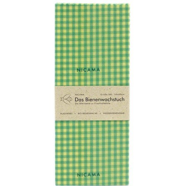 NICAMA Bienenwachstuch "klassisch grün"