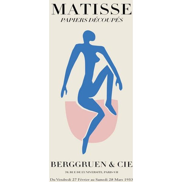 Photocircle Poster / Leinwandbild - Matisse – Frau in blau
