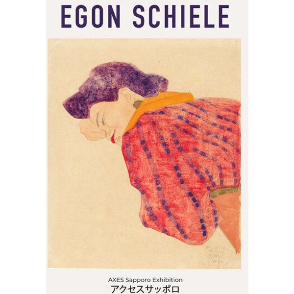 Photocircle Poster / Leinwandbild - Egon Schiele - AXES Sapporo Exhibition