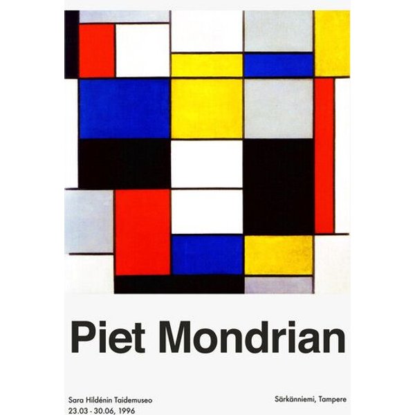 Photocircle Poster / Leinwandbild - Piet Mondrian – Sara Hildénin Taidemuseo