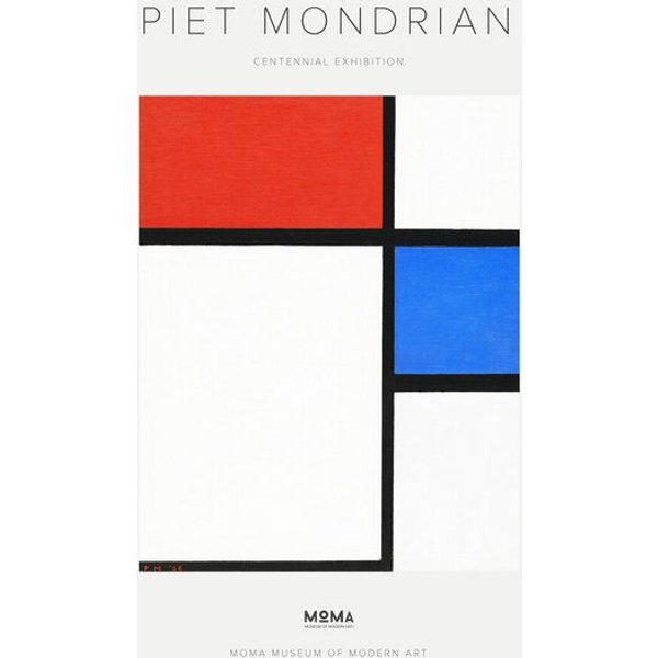 Photocircle Poster / Leinwandbild - Piet Mondrian – Centennial Exhibition – MOMA
