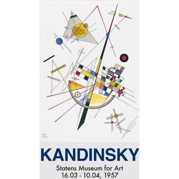 Photocircle Poster / Leinwandbild - Kandinsky Ausstellungsposter