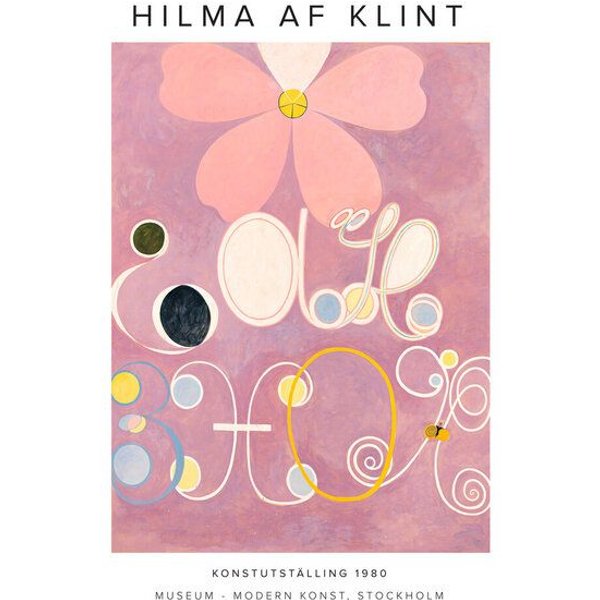 Photocircle Poster / Leinwandbild - Hilma af Klint Konstutställing 1980