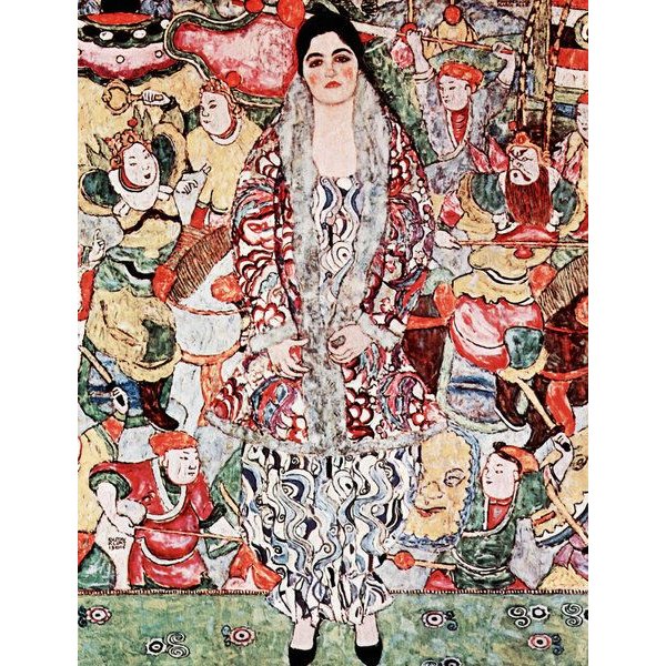 Photocircle Poster / Leinwandbild - Gustav Klimt: Porträt der Friederike Maria Beer