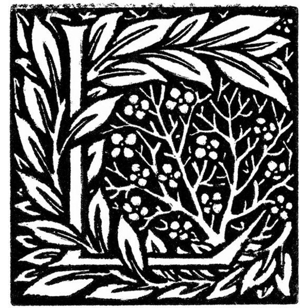 Photocircle Poster / Leinwandbild - William Morris: Love is Enough
