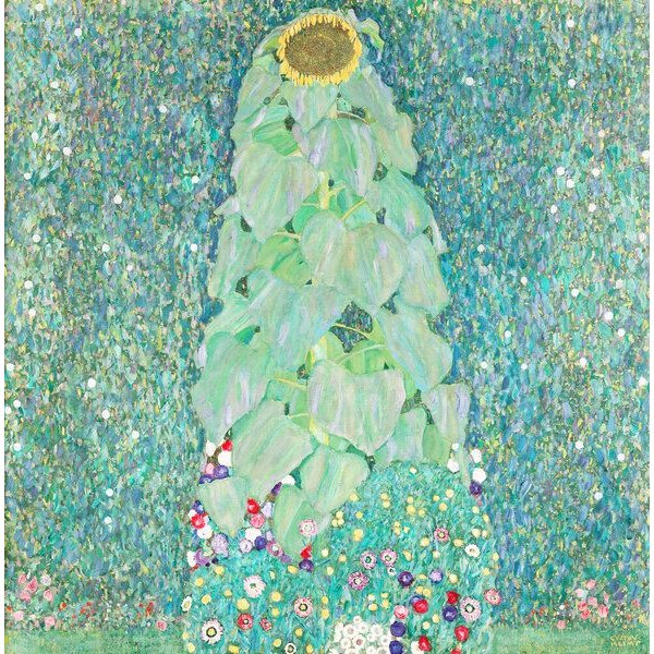 Photocircle Poster / Leinwandbild - Gustav Klimt: Sonneblume
