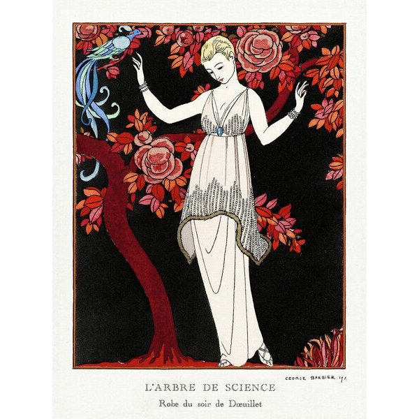Photocircle Poster / Leinwandbild - L'Arbre de science von George Barbier
