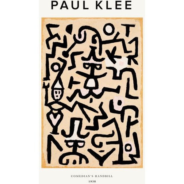 Photocircle Poster / Leinwandbild - Paul Klee Comedians Handbill