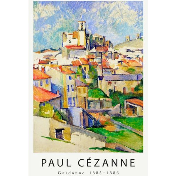 Photocircle Poster / Leinwandbild - Gardanne von Paul Cézanne