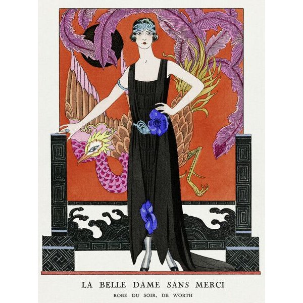 Photocircle Poster / Leinwandbild - La belle dame sans merci von George Barbier