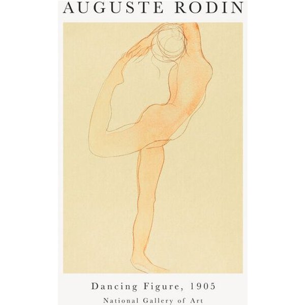 Photocircle Poster / Leinwandbild - Dancing Figure von Auguste Rodin
