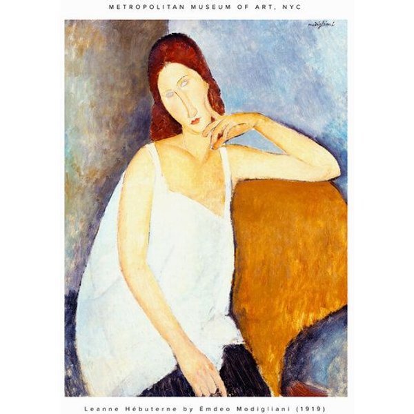 Photocircle Poster / Leinwandbild - Amedeo Modigliani: Jeanne Hébuterne