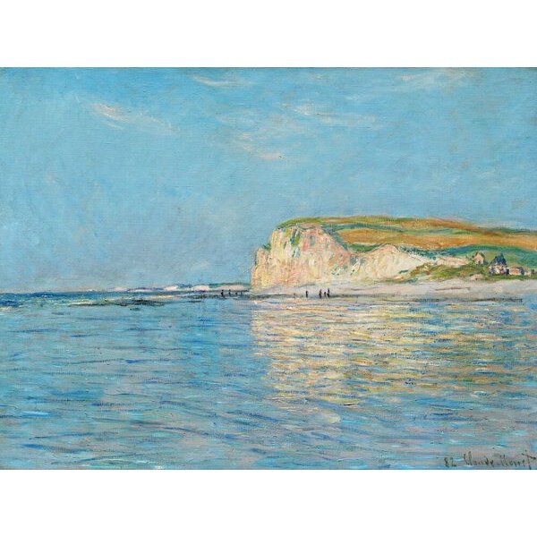 Photocircle Poster / Leinwandbild - Claude Monet: Ebbe in Pourville