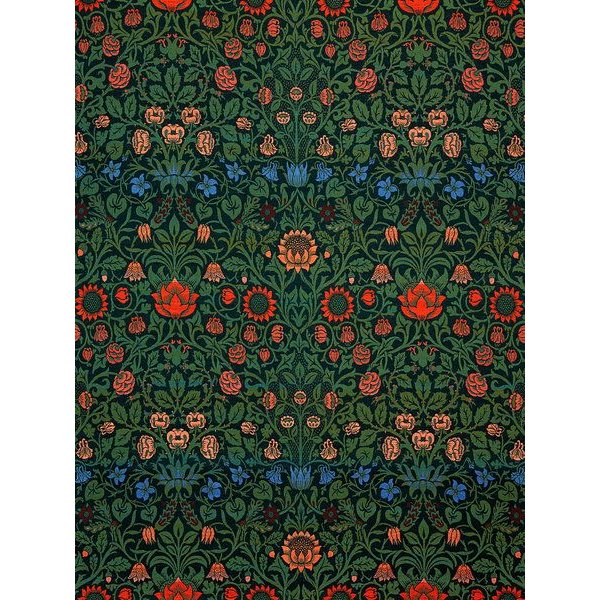 Photocircle Poster / Leinwandbild - William Morris: Violett und Akelei