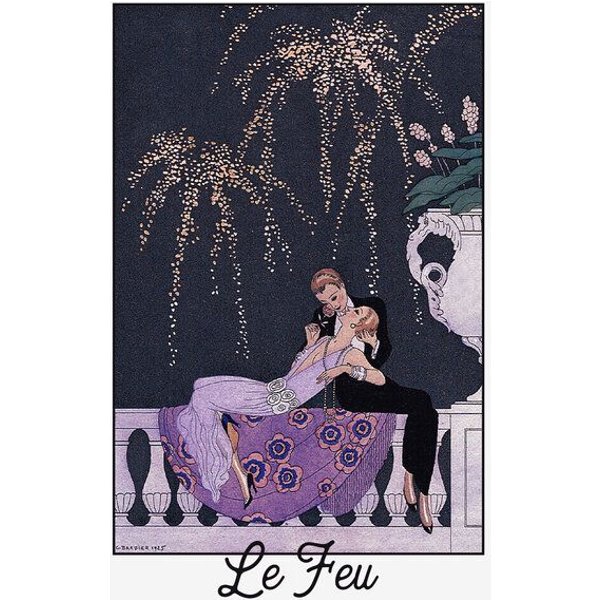 Photocircle Poster / Leinwandbild - George Barbier: Le Feu