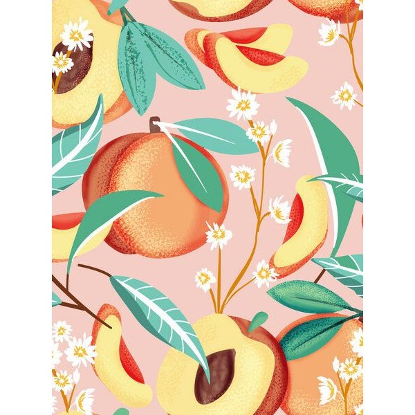 Photocircle Poster / Leinwandbild - Peach Season