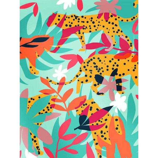 Photocircle Poster / Leinwandbild - Chasing The Cheetah
