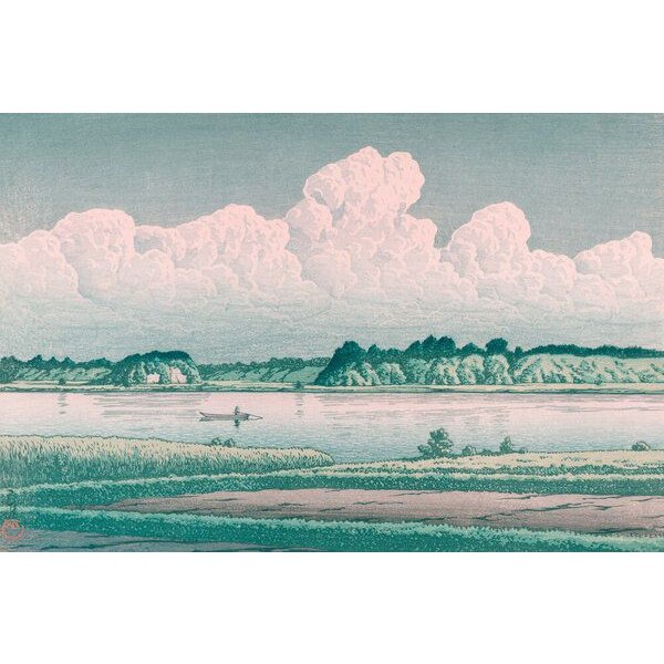 Photocircle Poster / Leinwandbild - The lake by Hasui Kawase