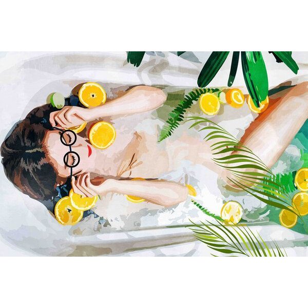 Photocircle Poster / Leinwandbild - When All Else Fails, Take a Bath