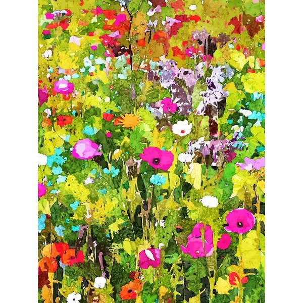 Photocircle Poster / Leinwandbild - Meadow Flowers
