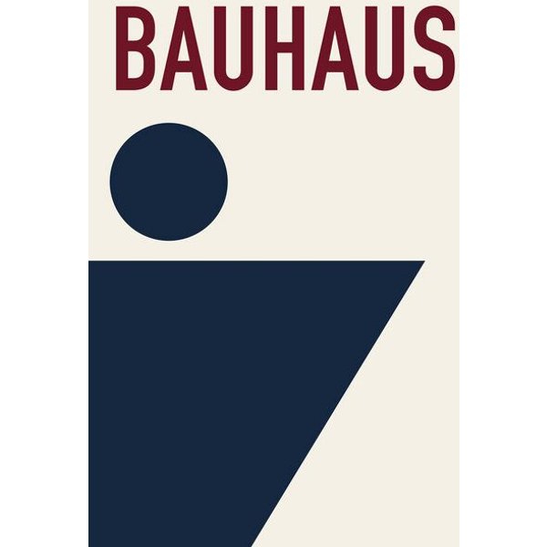 Photocircle Poster / Leinwandbild - Bauhaus Ausstellung Poster 1923