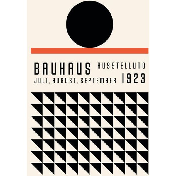Photocircle Poster / Leinwandbild - Bauhaus Austellung Weimar