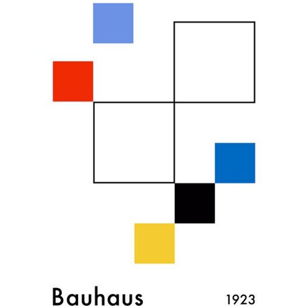 Photocircle Poster / Leinwandbild - Bauhaus: Ausstellungsposter, 1923