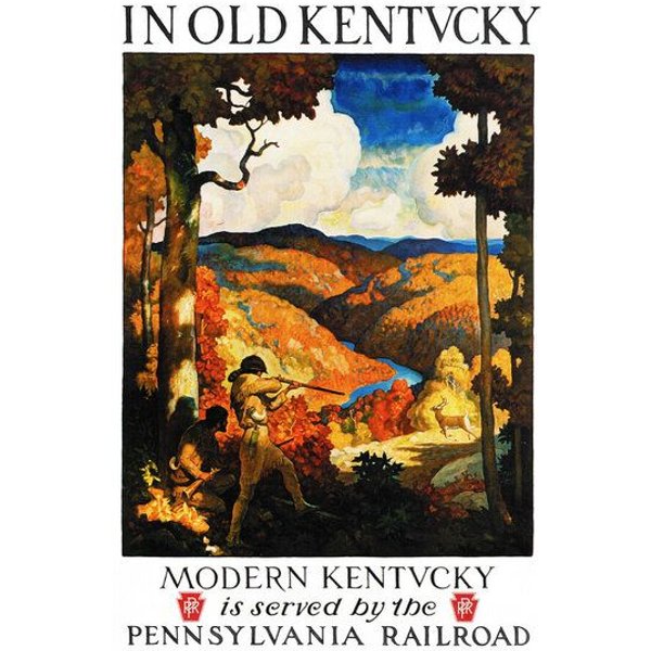 Photocircle Poster / Leinwandbild - In Old Kentucky