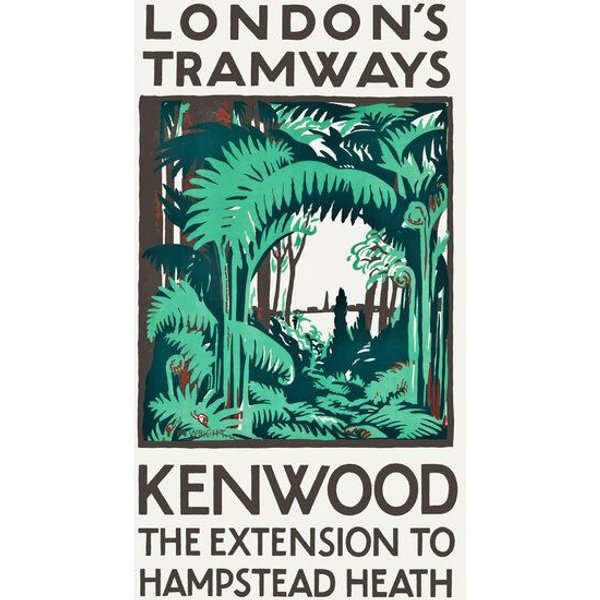 Photocircle Poster / Leinwandbild - London's Tramways - Kenwood, The Extension To Hampstead Heath