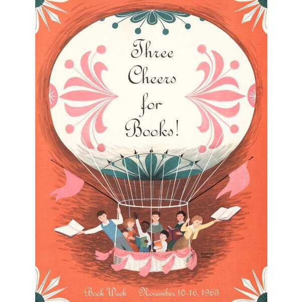 Photocircle Poster / Leinwandbild - Three Cheers for Books