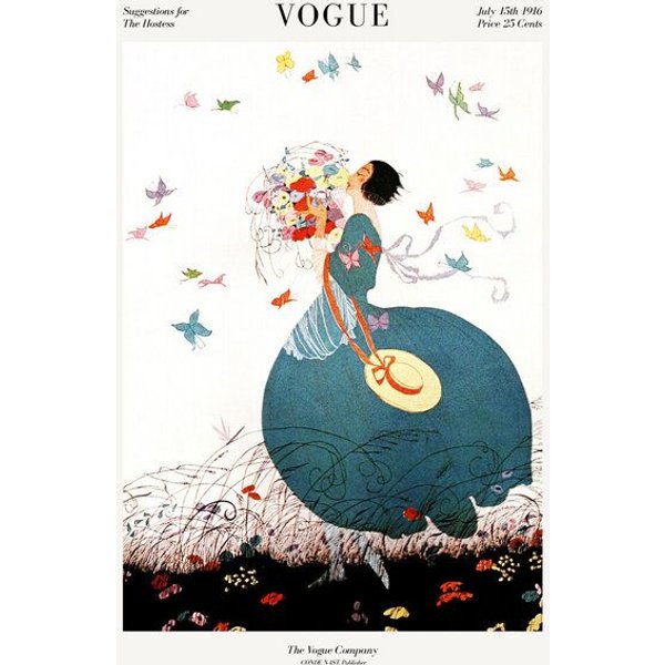 Photocircle Poster / Leinwandbild - Vintage Vogue