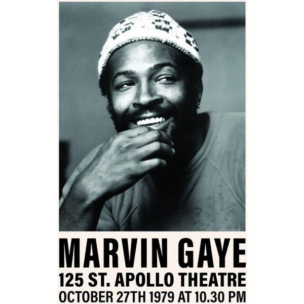 Photocircle Poster / Leinwandbild - Marvin Gaye at the Apollo Theatre